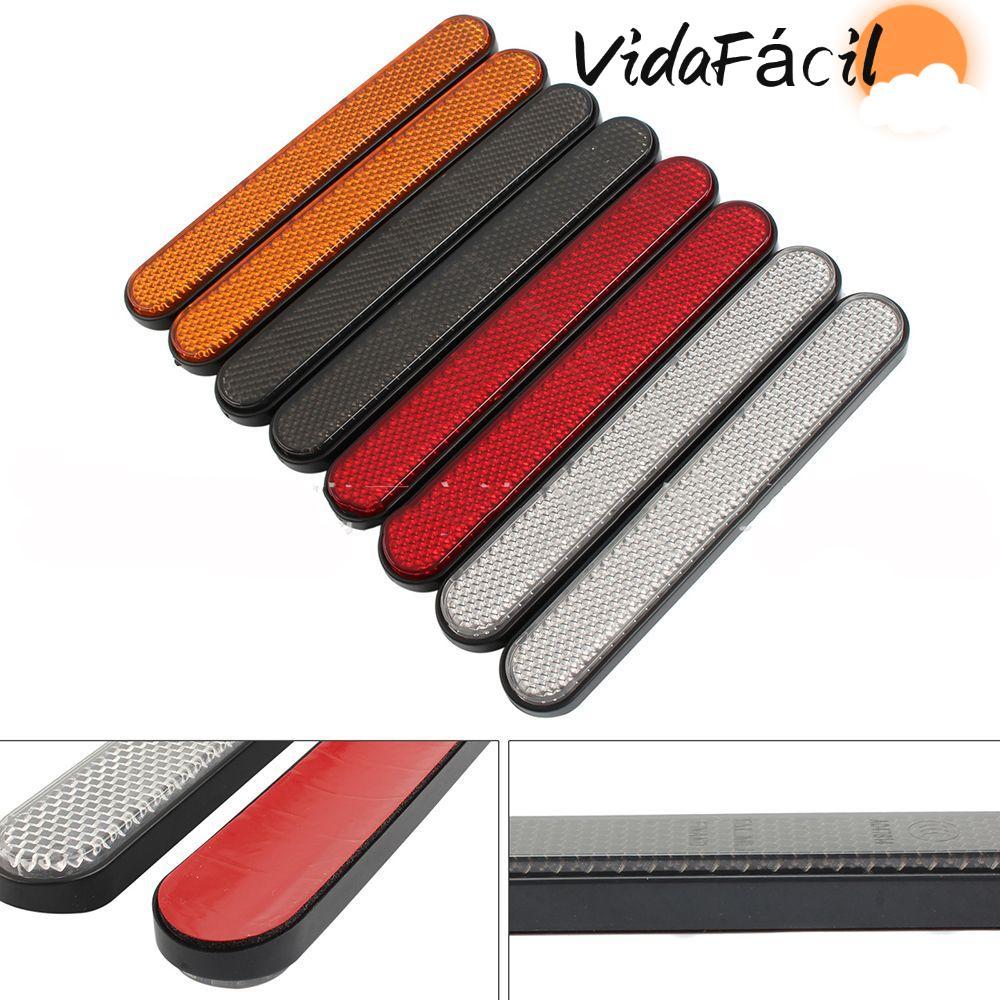 Fragrante 2 Unidades Adesivo Reflexivo Sinal De Aviso De Modificação Do Refletor Lateral Para Harley