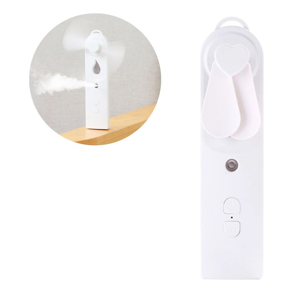 Ventilador 2 Em 1 Com Nano Mister Spray Extensão De Cílios (S27)