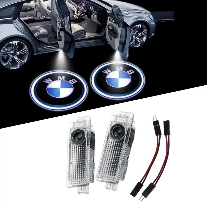 2 luzes de boas-vindas bmw, compatíveis com as luzes de porta led 3d da bmw em Oferta na Shopee