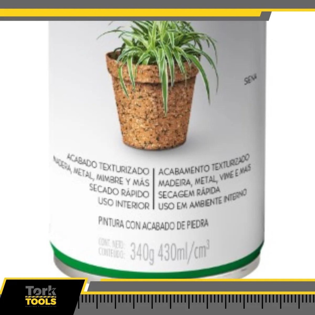 Detalhes do Tinta Spray Efeito Pedra Artesanato Stone Rust Oleum