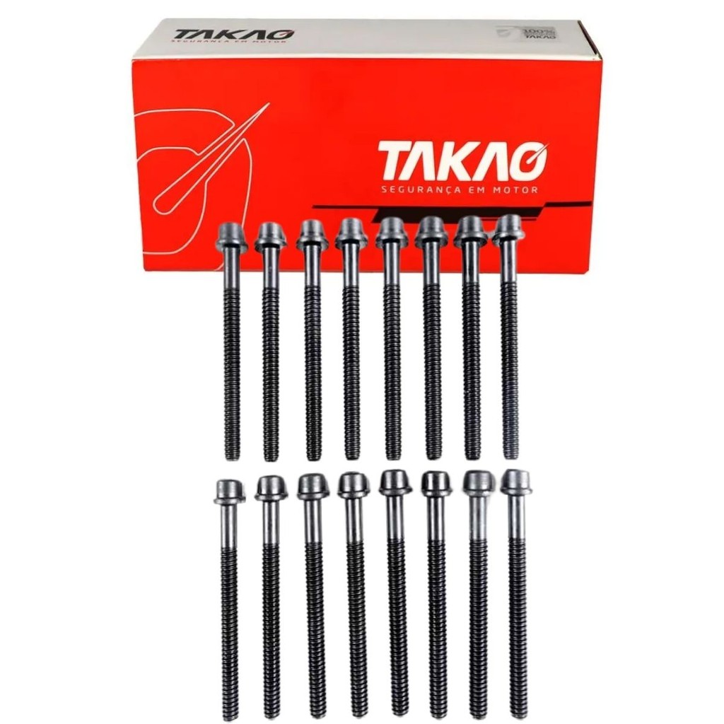 Parafuso Cabeçote (Jg) Ranger 4.0 12V 1991 A 1994 / Explorer 4.0 12V 1991 A 1994 / Aerostar 4.0 12V 1991 A 1994