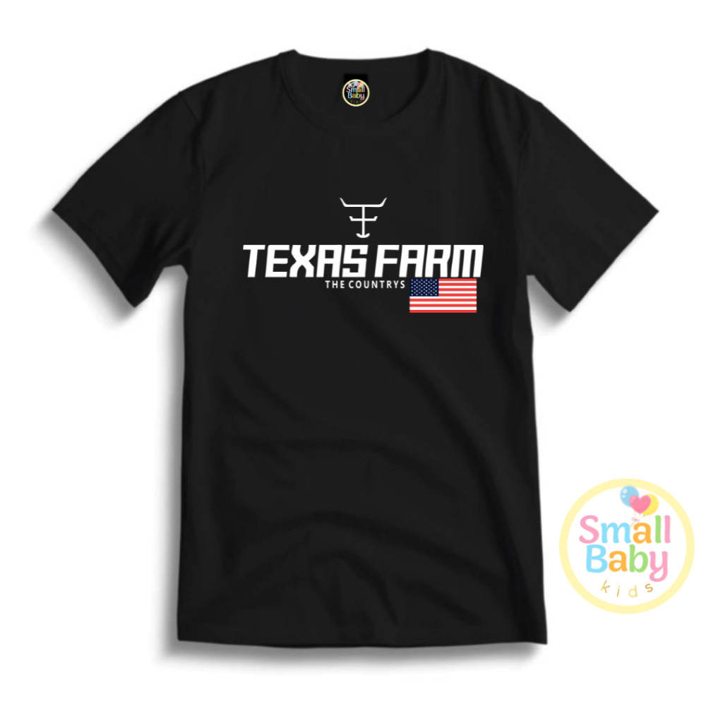 Camiseta Camisa Unissex Texas Farm TXC USA Moda Country Infantil Juvenil Adulto