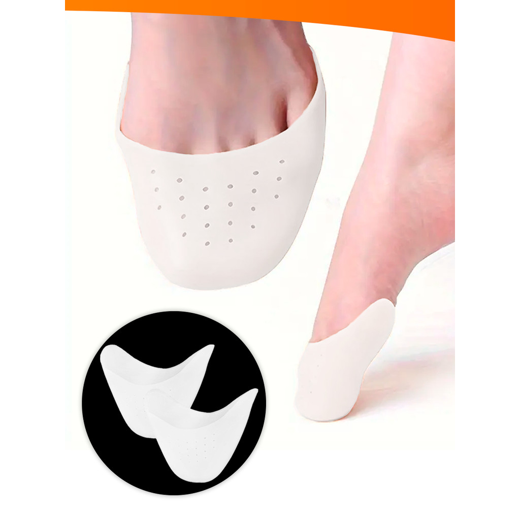 Ponteira De Silicone Gel Para Sapatilha Ponta Ballet  Alta Qualidade Macio e Elastico - 1 Par Nano Shop em Oferta na Shopee