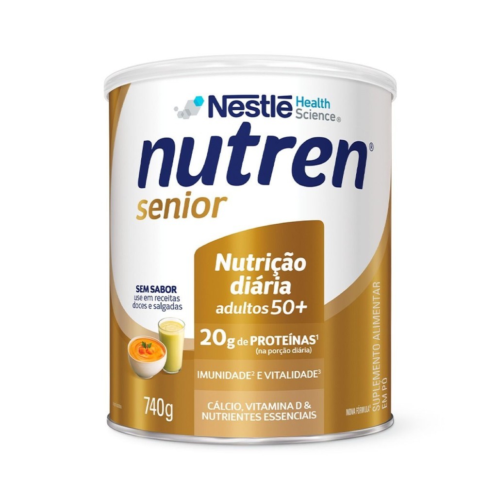 Nutren Senior Sem Sabor - 740g - Nestlé