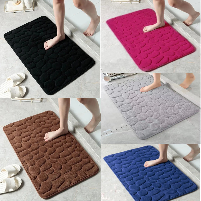 Tapete de Banheiro Macarrão Microfibra Antiderrapante Absorvente Conforto e Luxo em Oferta na Shopee