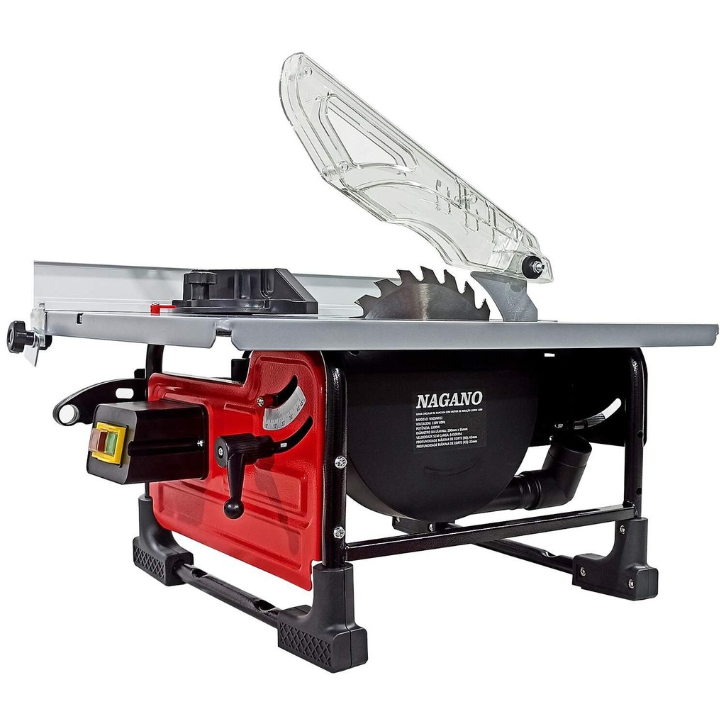 Serra Circular de Bancada 8 Pol 1200w com Motor de Indução 110v