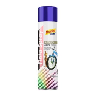 Tinta Spray Mundial Prime Metálica Azul 400ml em Oferta na Shopee