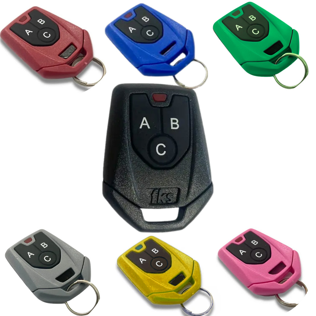 Controle Para Portão Eletrônico Automático Alarme Carro Garagem Central de Segurança Residêncial 3 Botões Comando 433Mhz