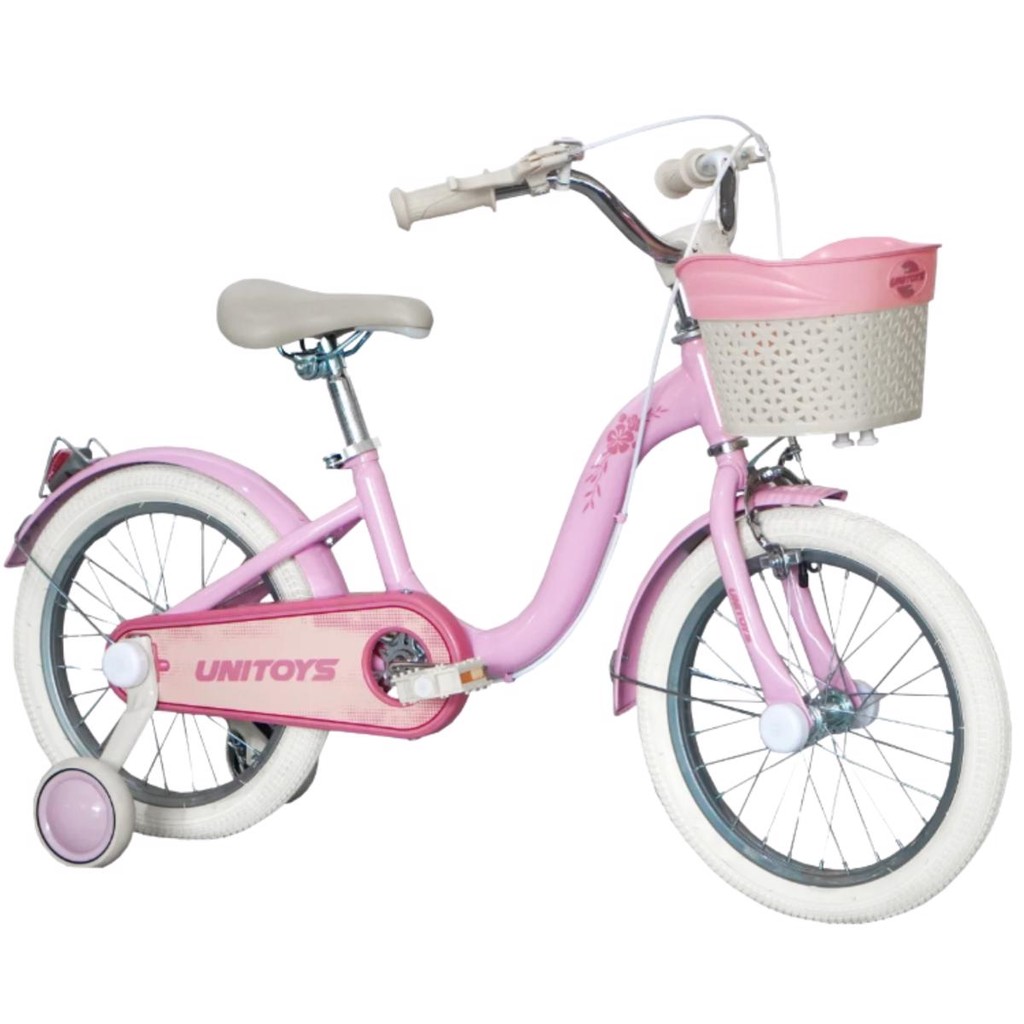 Bicicleta Infantil Aro 16 C/ Cesto E Rodinhas 3281 Unitoys em Oferta na Shopee