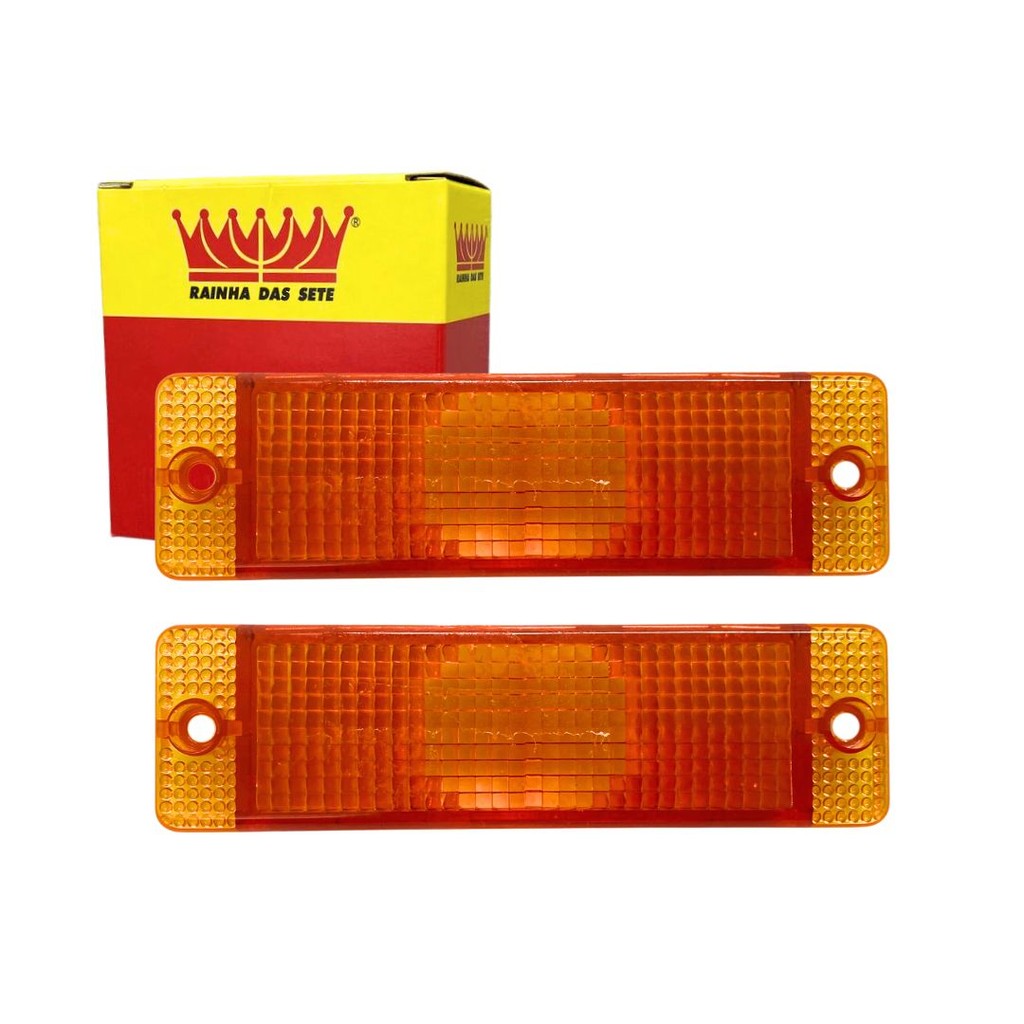 Par Pisca Dianteiro Amarelo Para Brasília Gol Quadrado BX em Oferta na Shopee