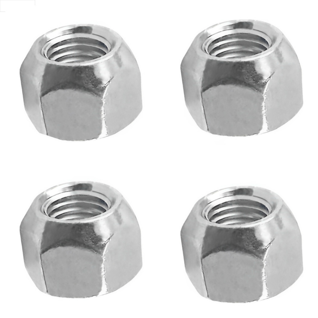 Kit 4 Porcas Roda Chevette Opala Caravan 12x1,5mm Chave 19