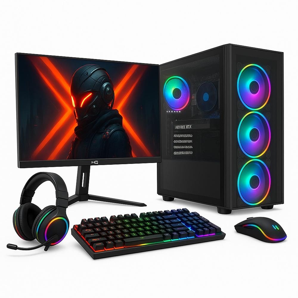 Pc Gamer AMD Ryzen 5 5600GT 32GB SSD 512GB Monitor 24"