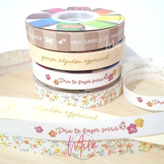Fita Plástica Fina 16mm x 50m Decorada ou Lisa Albano para laço e decoração | Páscoa, Natal em Oferta na Shopee