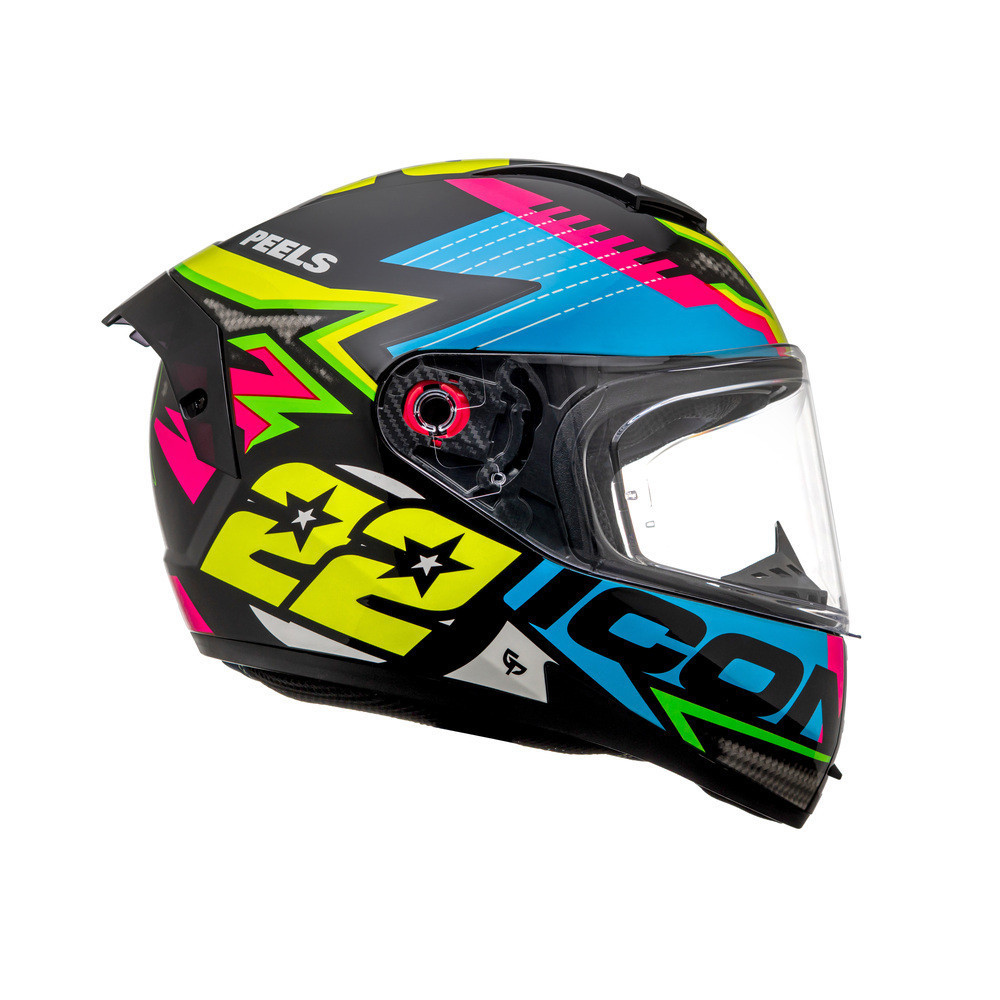 Capacete Moto Peels Icon Pró Rt Com Óculos Viseira Interna em Oferta na Shopee