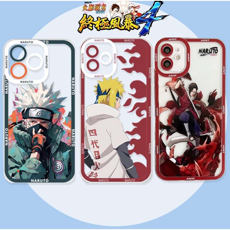 Capa De Telefone Para Samsung Galaxy A06 A07 A05 A05S A14 A15 A33 A73 A34 A35 A12 A7 2018 Anime Naruto Uchiha Sasuke Sil - detalhe