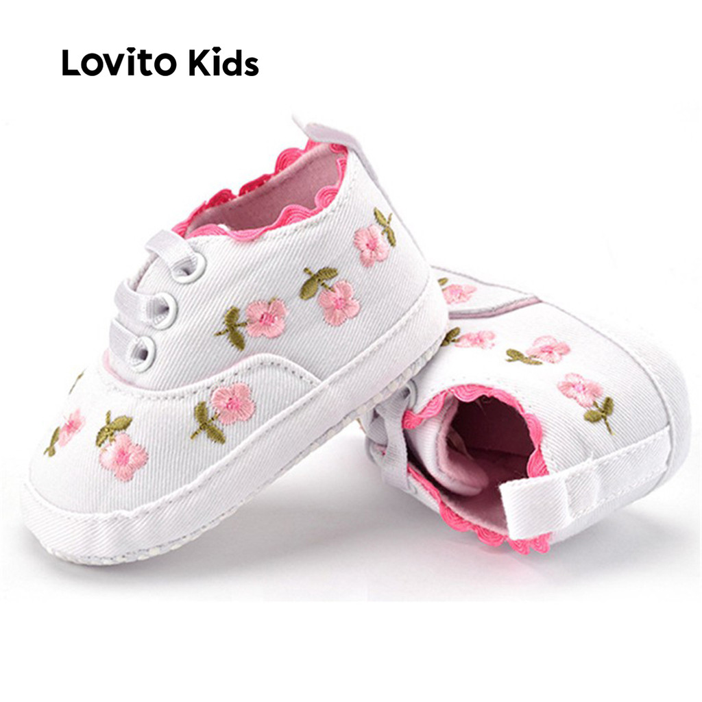 Lovito Sapatos Macaron de Cor Clássica e Versátil para Bebê e criança LCS20A403 em Oferta na Shopee