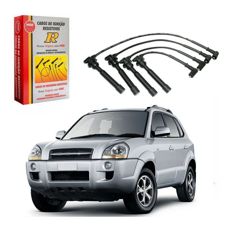 Cabo De Vela Ngk Tucson 2.0 16v 2005 A 2015