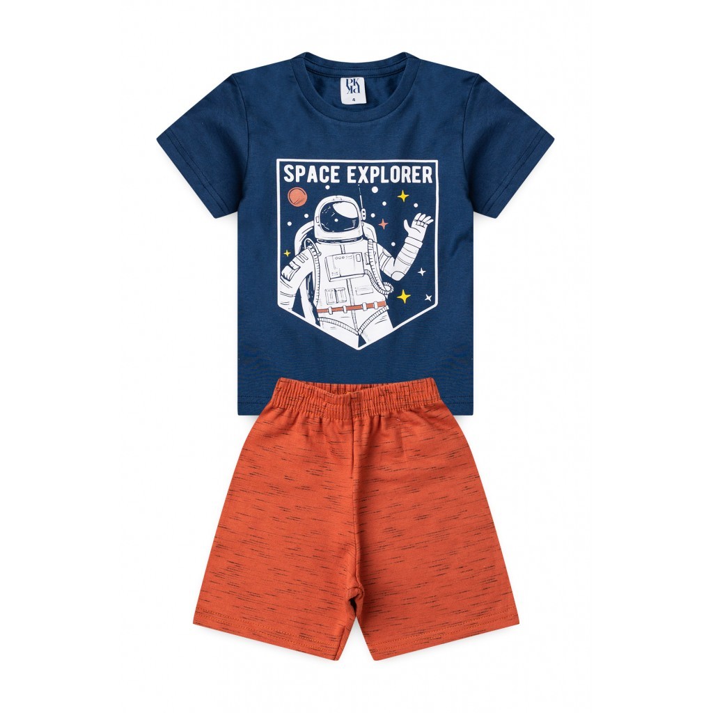 Conjunto Infantil Masculino Explorador Do Espaço em Oferta na Shopee