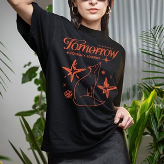 Camiseta Básica Oversized Tomorrow Together Nimisoon Kpop Band Arte Unissex em Oferta na Shopee
