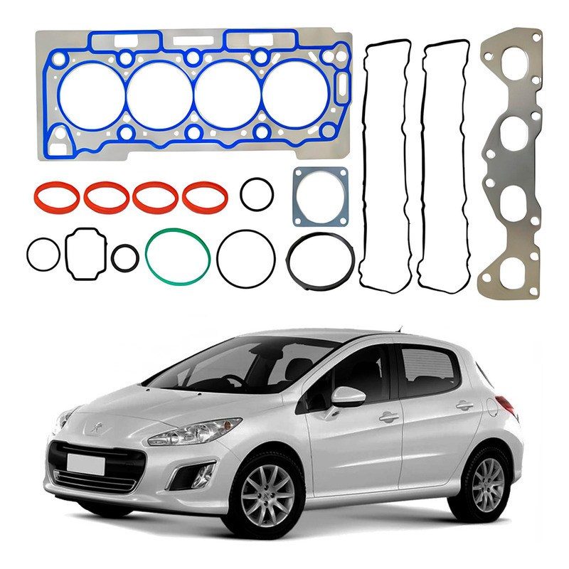 Jogo Junta Cabeçote Peugeot 308 1.6 16v 2013 A 2015 em Oferta na Shopee
