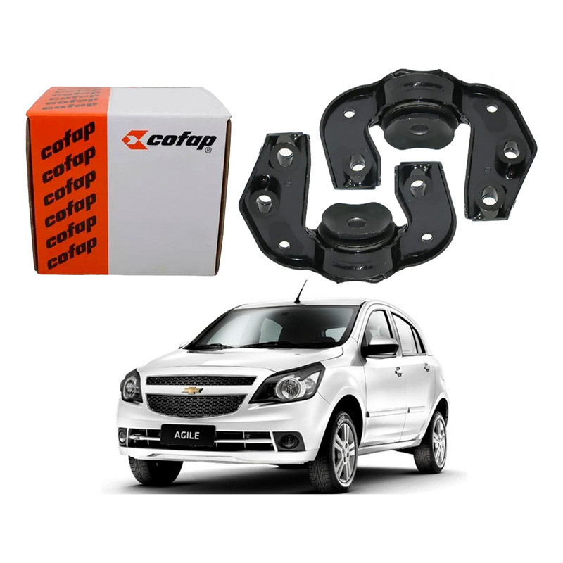 Par Suporte Barra Morcego Cofap Agile 1.4 2009 A 2013 em Oferta na Shopee
