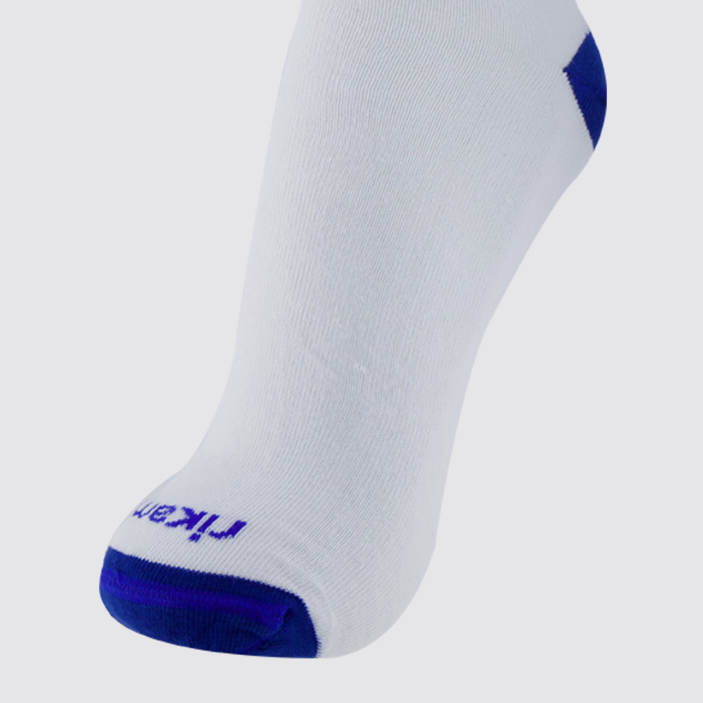 Meia Cruzeiro Casual Branca e Azul