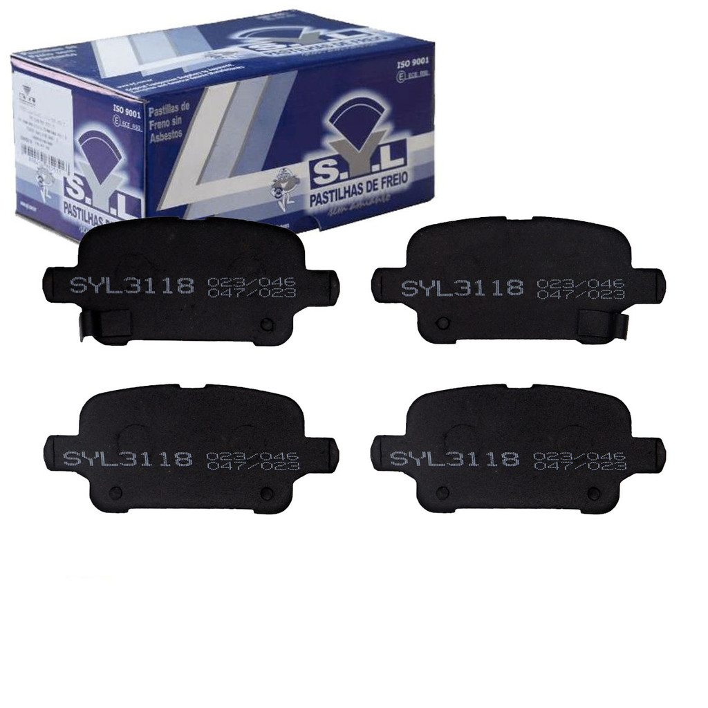 Pastilha De Freio Traseiro - Cruze Lt 1.4 2017 A 2020 / Cruze Ltz 1.4 2017 A 2020 / Equinox Lt 2.0 Turbo 2018 A 2021