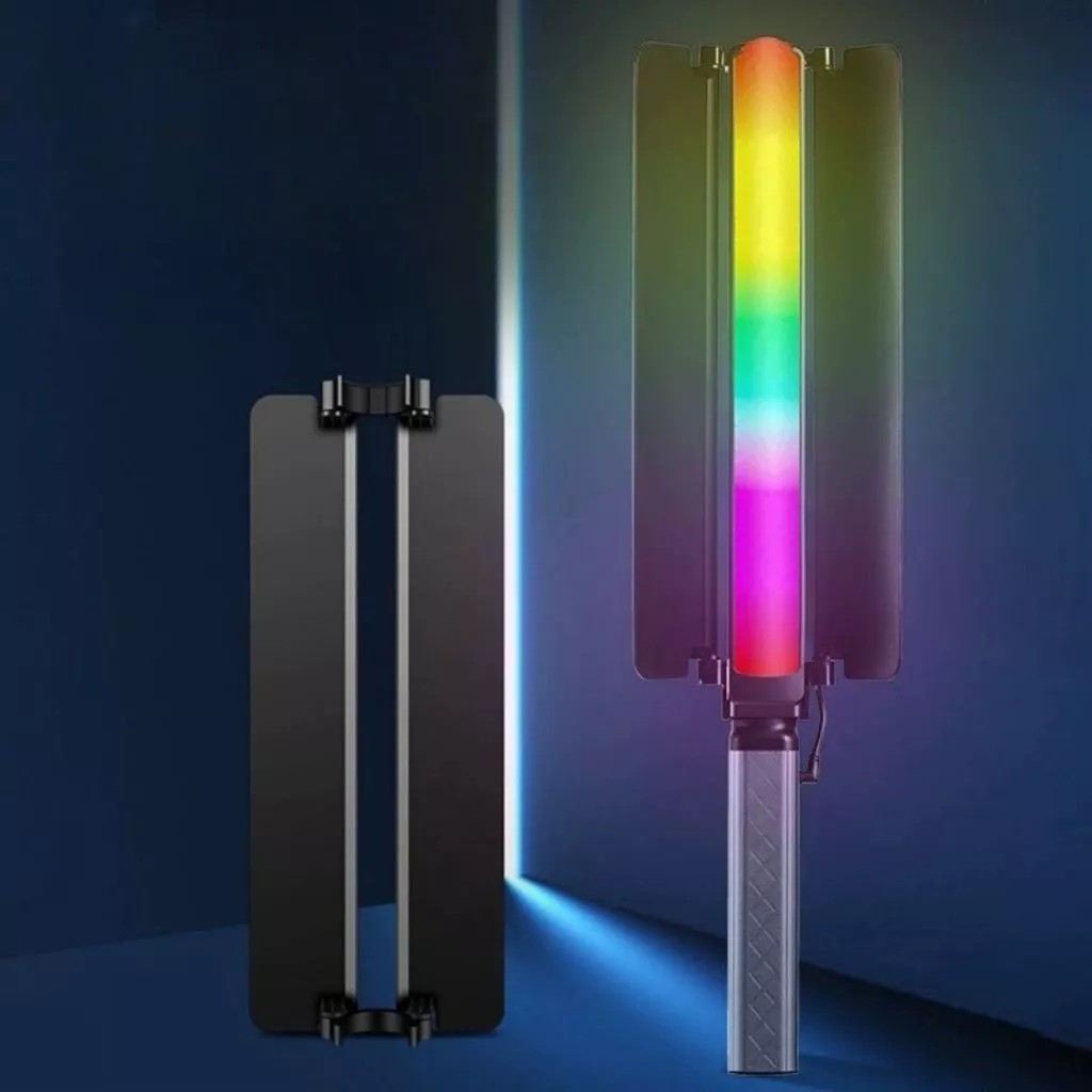 Bastão De Iluminação Tubo Led Rgb 36w Controle Luxceo / Tripe 2.1M