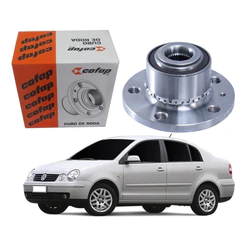 Cubo Rolamento Dianteiro Com Abs Polo Sedan 2.0 2003 A 2007