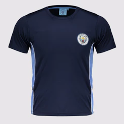 Camisa Manchester City Shield Juvenil Marinho
