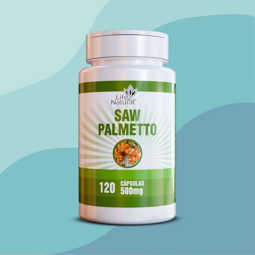 SAW PALMETTO NATURAL 500mg | 120/240/360 Cápsulas em Oferta na Shopee