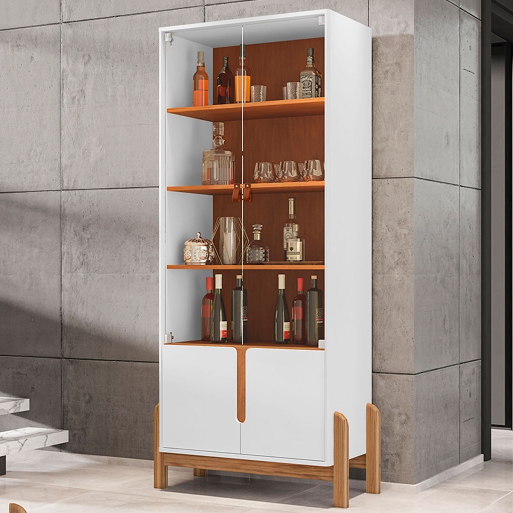 Cristaleira Manchester 2 Portas 3 Prateleiras - Pnr Móveis em Oferta na Shopee