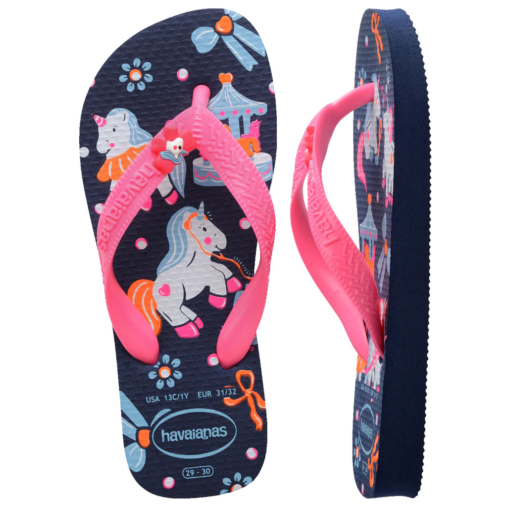 Chinelo Havaianas Kids Infantil Fantasy Unicornio Lançamento
