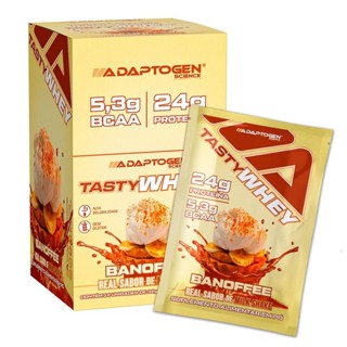 Tasty Whey 3W - 12 Sachês 32g Banoffee - Adaptogen em Oferta na Shopee