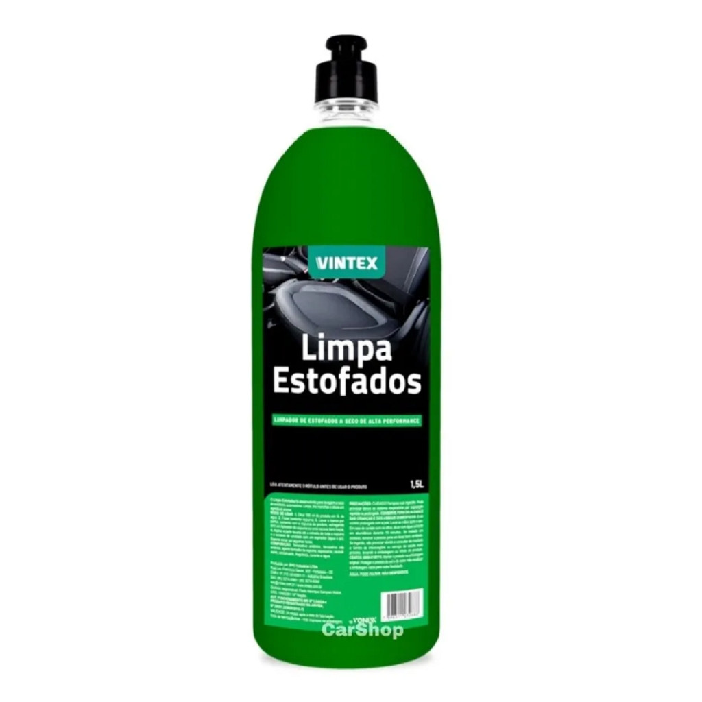 Produto Para Limpar Banco Carro Limpa Estofados Vonixx 1,5l