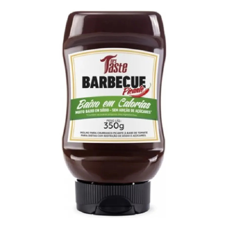1485 - Molho Barbecue Picante Zero Sódio Mrs Taste 350g