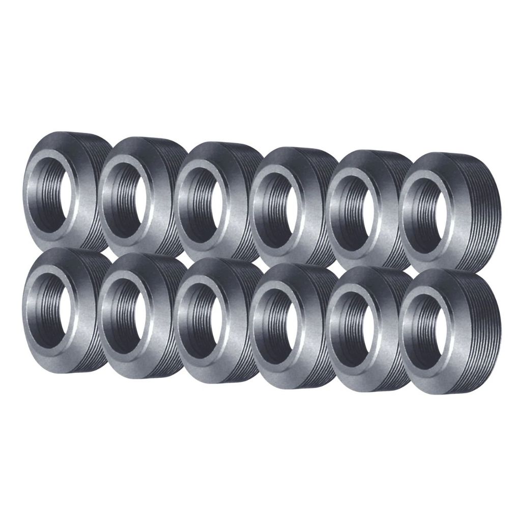 Kit 12 Buchas Eletroduto Redução Alumínio 1Pol X 1/2 Bsp - Wetzel