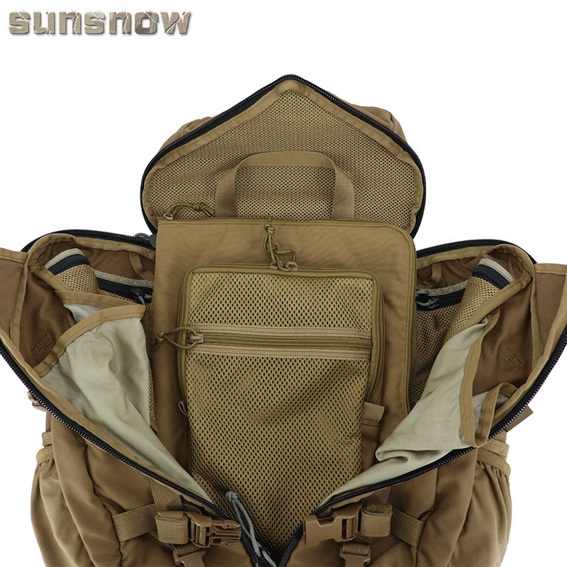 [Sun Snow Made] Mochila de tecido importado Bolsa para computador embutida Bolsa tática para Notebook Bolsa de extensão 