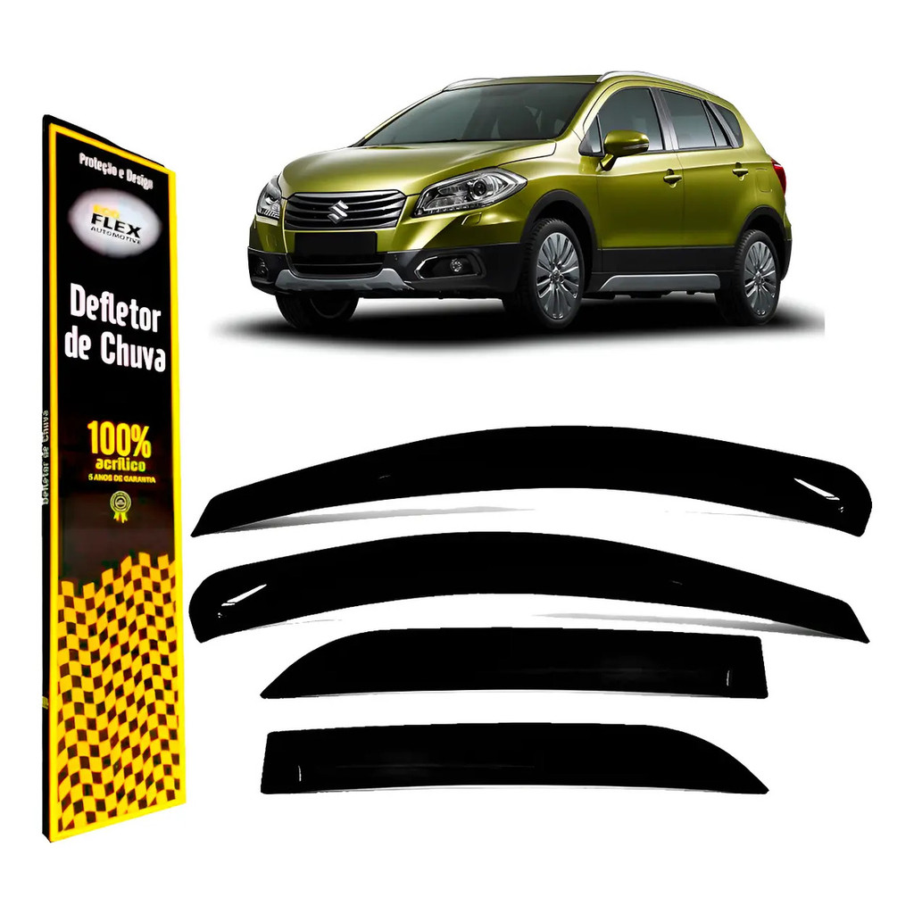 Defletor Calha De Chuva Suzuki Sx4 4 Portas
