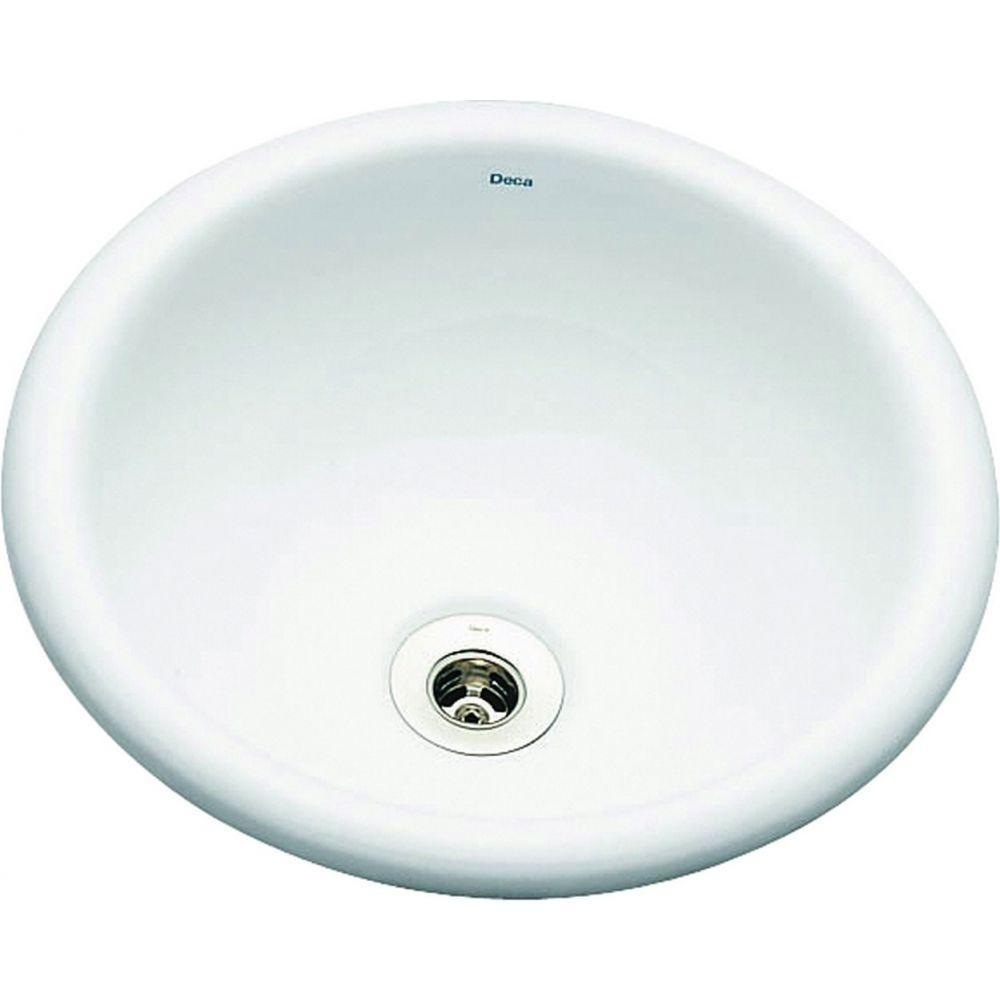 Cuba De Sobrepor Redonda 31cm L50 Branco Deca