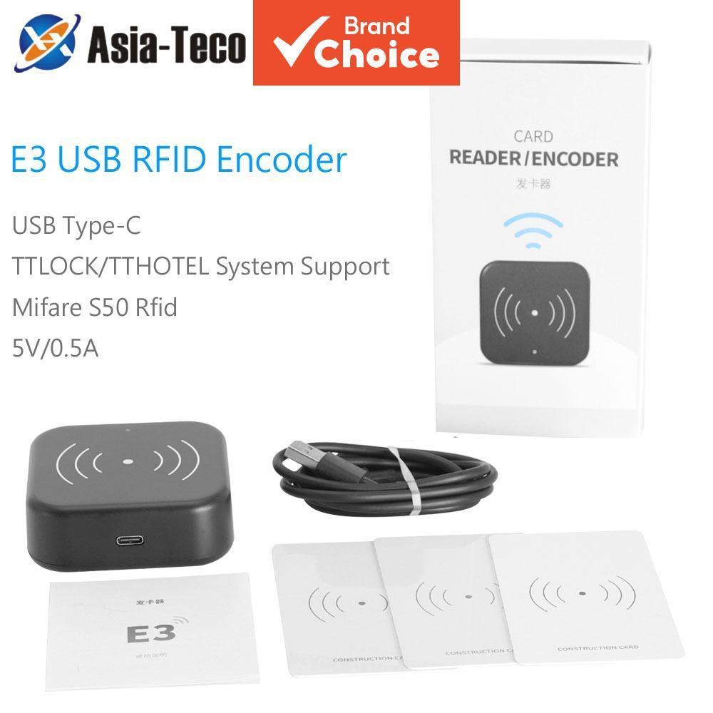 Leitor/Gravador/Scanner de Cartões RFID 13,56 MHz para Chave de Porta Inteligente