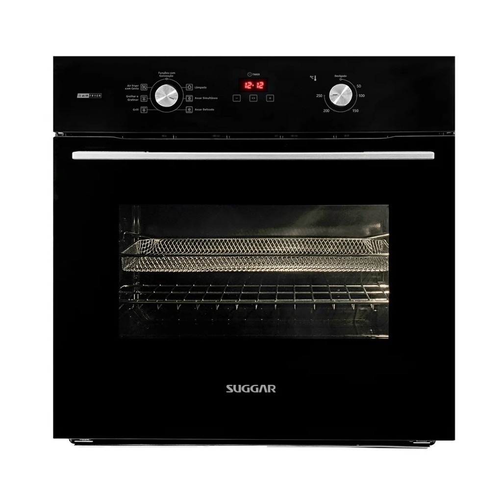 Forno de Embutir Suggar Air Fryer 68 Litros Preto 220V