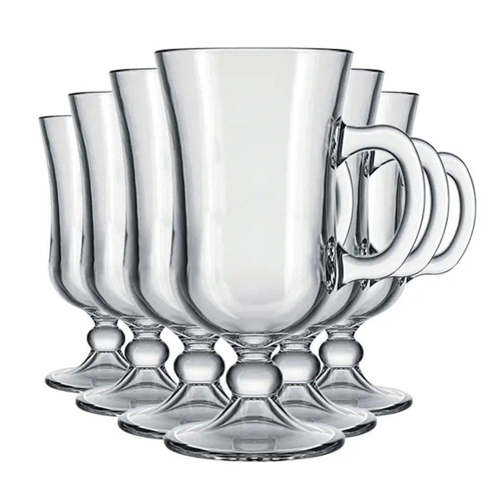 Conjunto de Taças Nadir Nevada Irish Coffee 240ml - Embalagem com 12 Peças