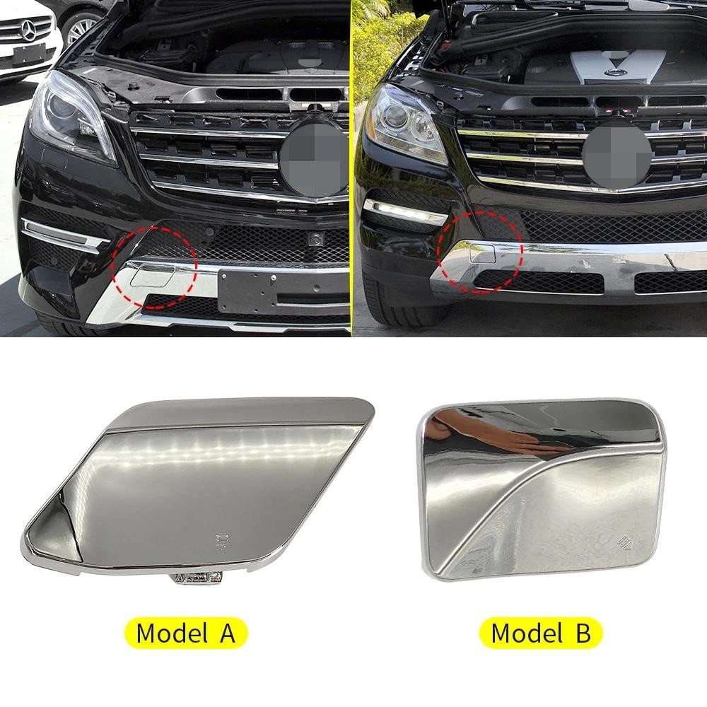 Para Mercedes W166 Amortecedor Dianteiro Do Carro Gancho De Reboque Capa Preto Benz ML Classe ML300 ML320 ML400 ML450 20