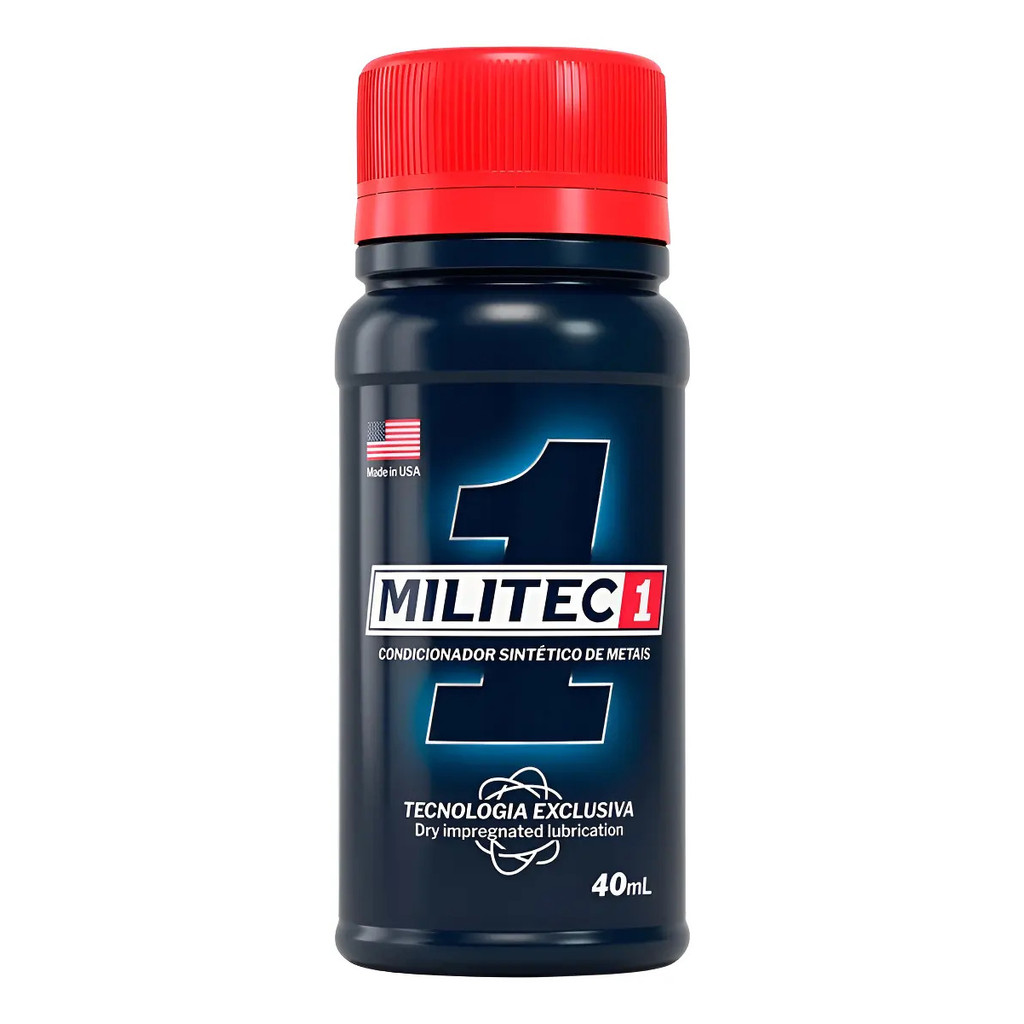 Militec 1 Original 40ml Moto - Condicionador Metais Aditivo Óleo Alta Performance 40 Ml