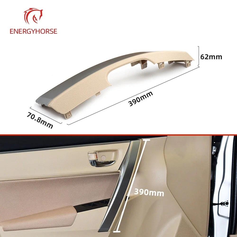 Interior Do Carro Maçaneta Da Porta Dianteira Guarnição Painel Braço Interna Capa Para Toyota Corolla Levin 2014-2018 74