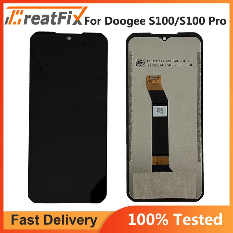 100 % Testado Para DOOGEE S100 Display LCD + Montagem Da Tela De Toque Substituição Qualidade Original S 100 S100 PRO