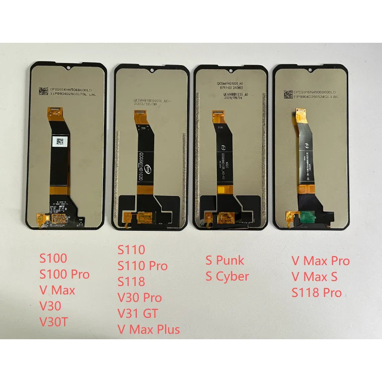 Para DOOGEE S100 Pro V Max V30 V30T S110 S110 S118 V30 V31 GT Plus S Cyber Punk S118 LCD