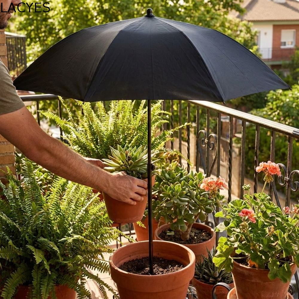 Guarda-Chuva De Sombra De Planta LACYES , Sol De Jardim De Estaca De Metal Grande De 95 Cm , Capa De Protetor Solar De P