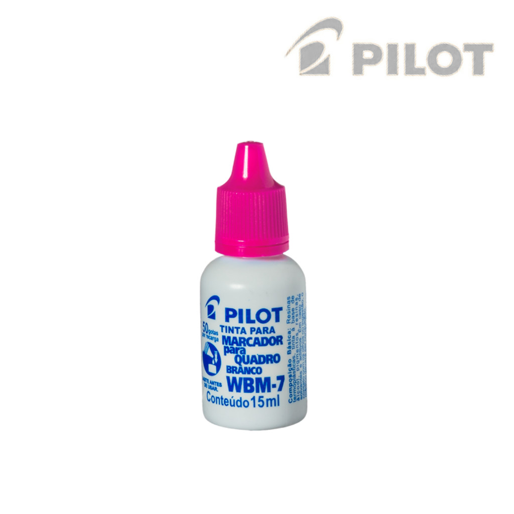 Refil Para Marcadores De Quadro Branco WBM-7 15ml - PILOT Cor:Rosa